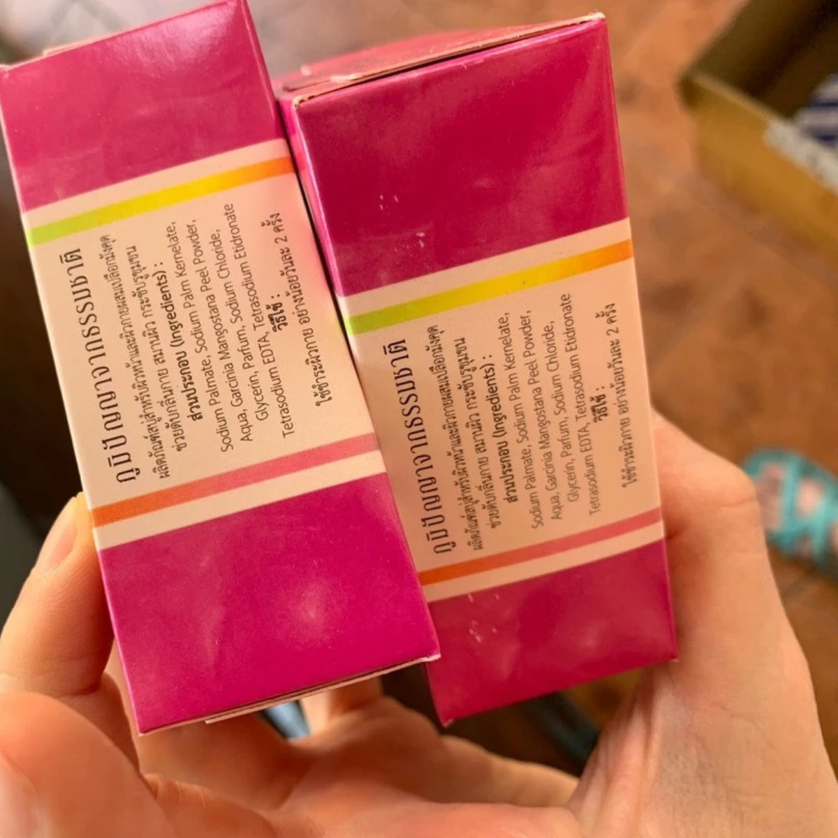 Abhaibhubejhr Mangosteen Thai Herbal Soap 100g Natural Skin Bar x 6