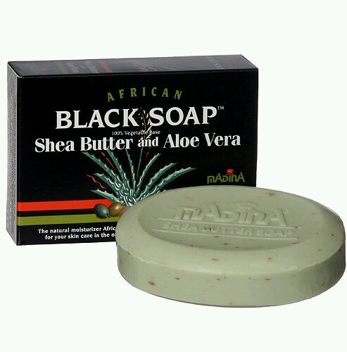 BLACK SOAP WITH SHEA BUTTER & ALOE VERA – MADINA