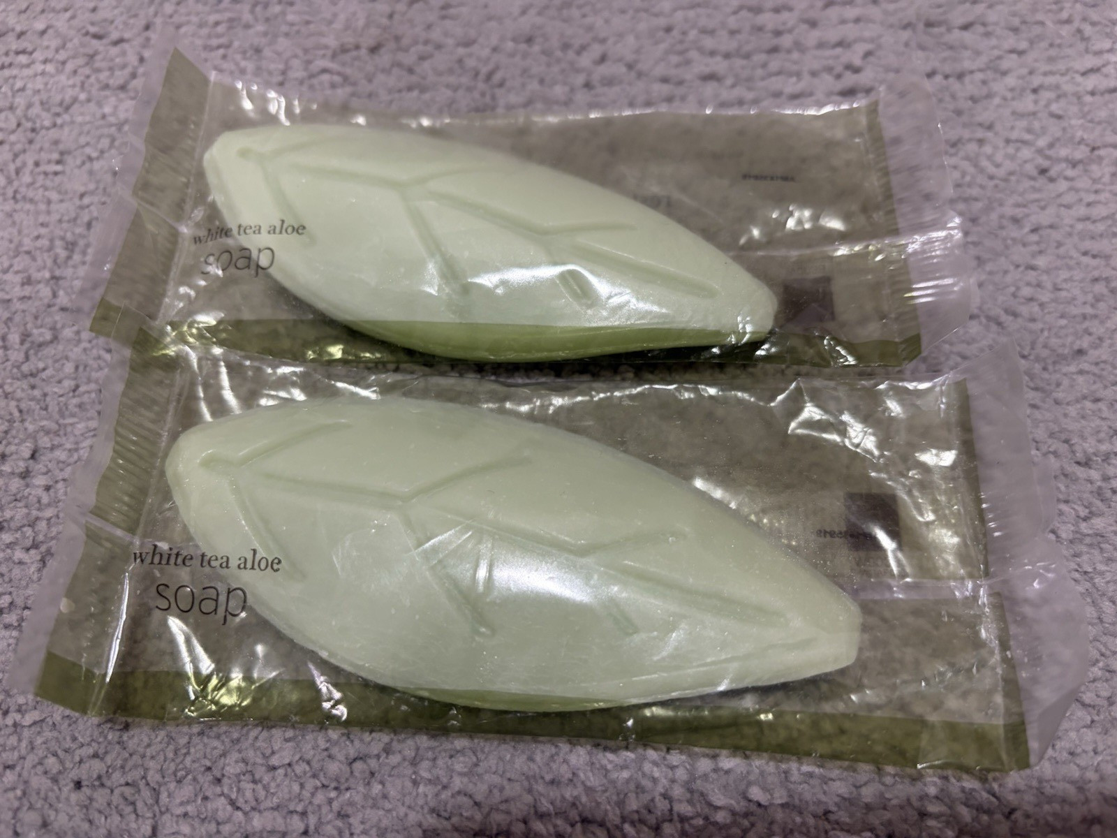 Westin Heavenly Spa Leaf Shaped Soap Restore Balance Aloe Vera tea Lot of 2