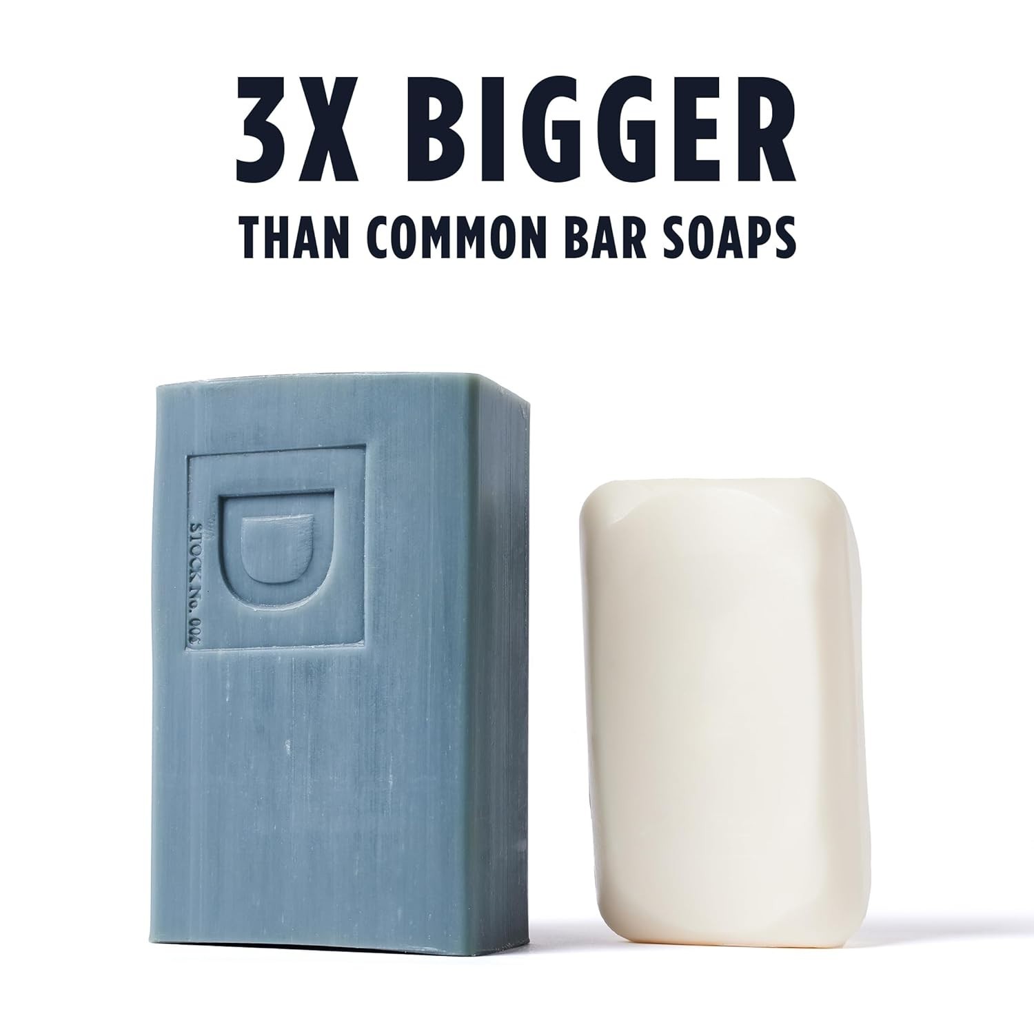 Big Brick of Soap for Men – Midnight Swim Fresh Water Scent, Extra Large 10 o…