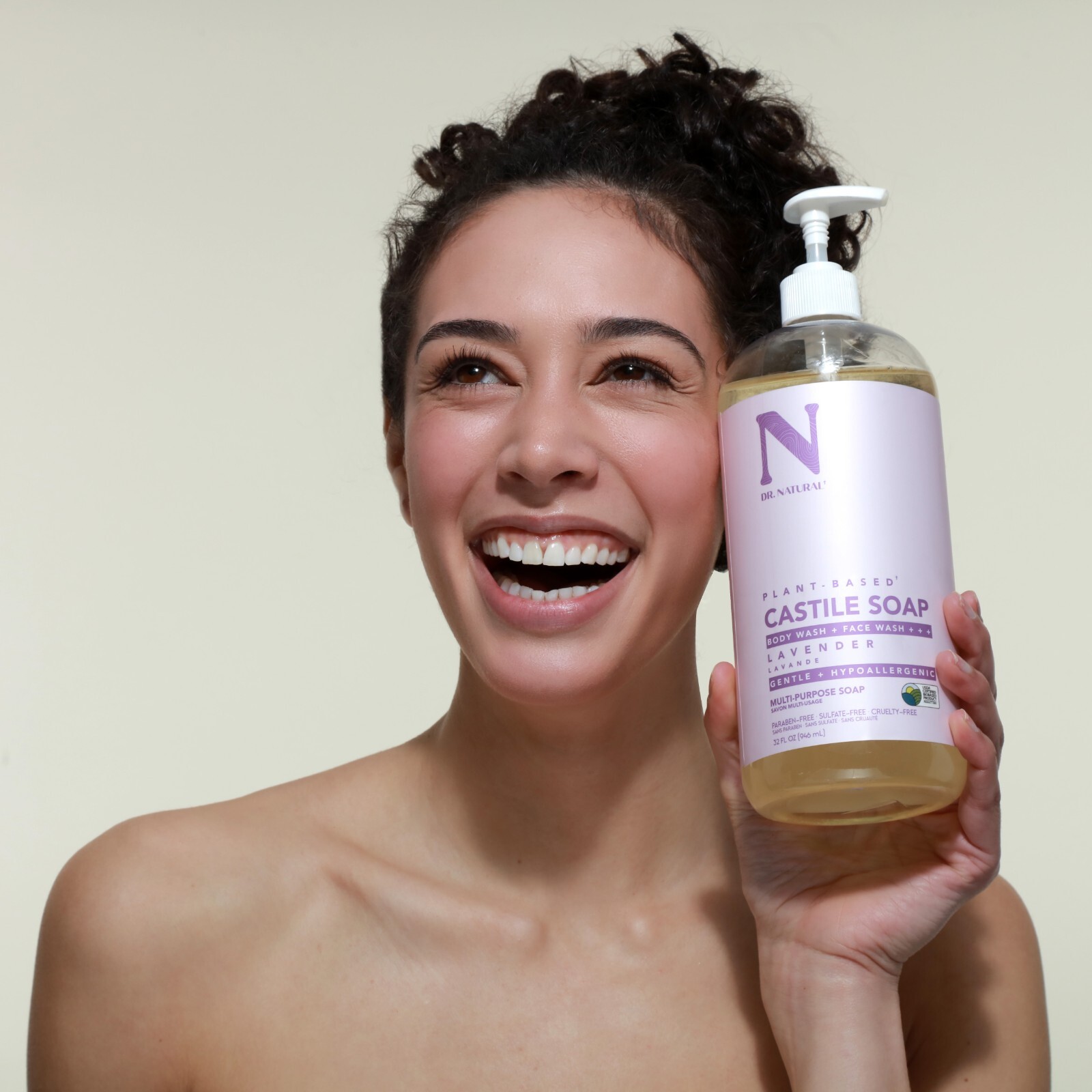 “Dr. Natural Castile Liquid Soap – Lavender , 32 oz Soap”