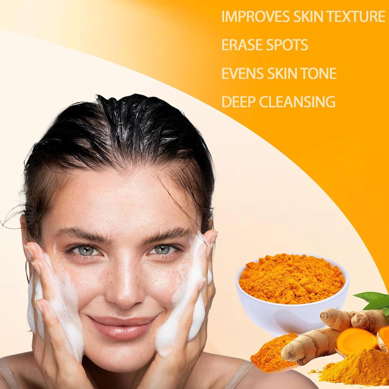 3-Pack Turmeric Glow Soap Bar – Lemon & Kojic Acid, Removing Dark Spots