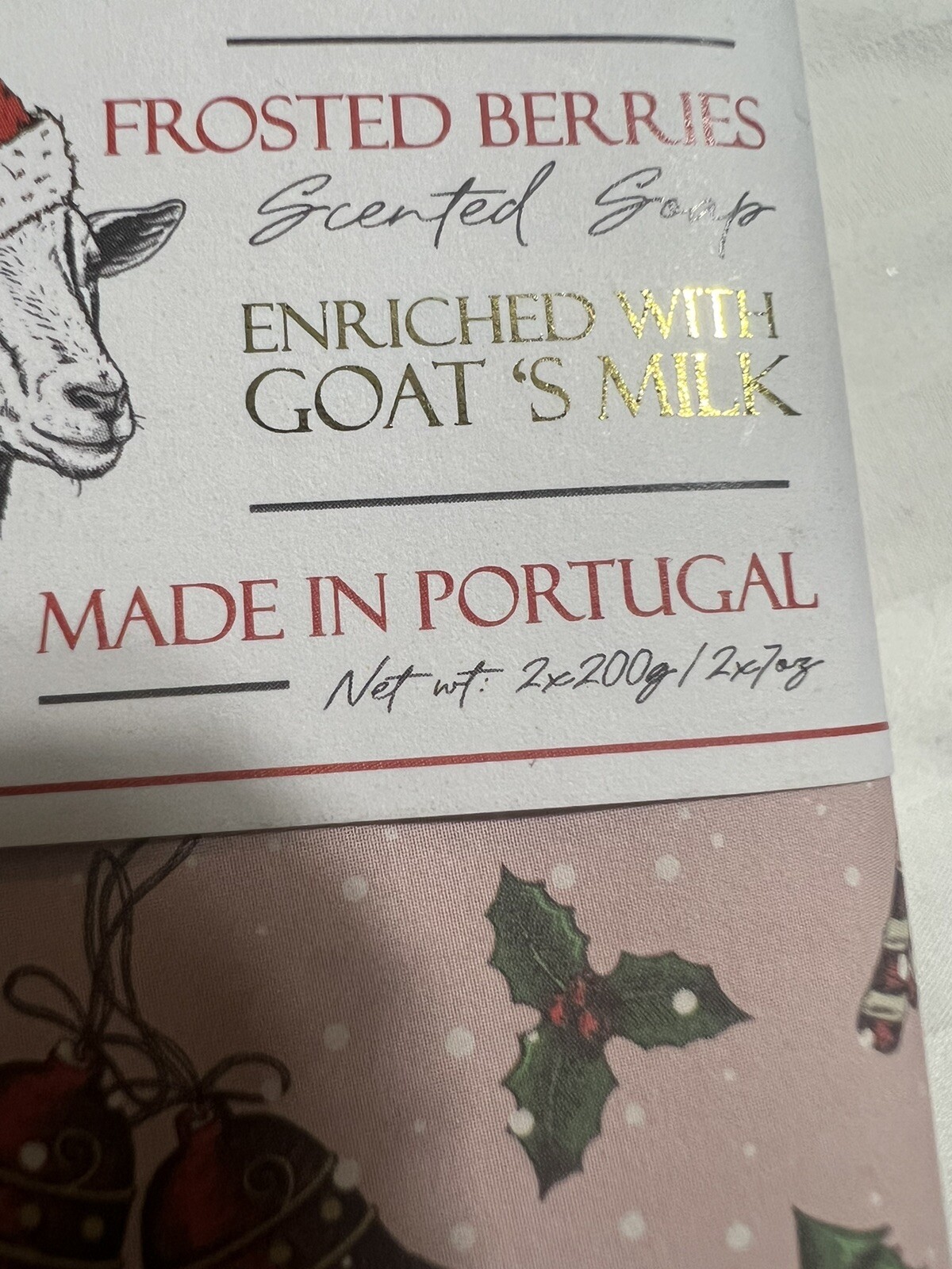 Vila Cardillium~ FROSTED BERRIES~ Bath Soap With Goat’s Milk~Lot of 2~7 Oz. Each