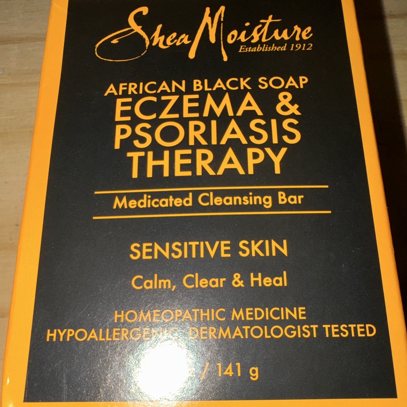 SheaMoisture African Black Soap Eczema & Psoriasis Therapy Bar 5 oz