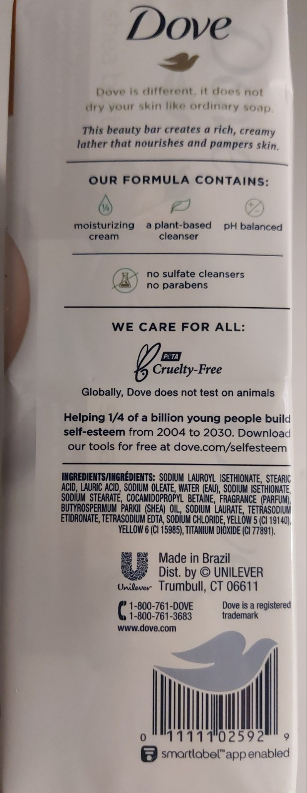 Dove Moisturizing Gentle Beauty 12 Bars Pack Soap Shea Butter Vanilla