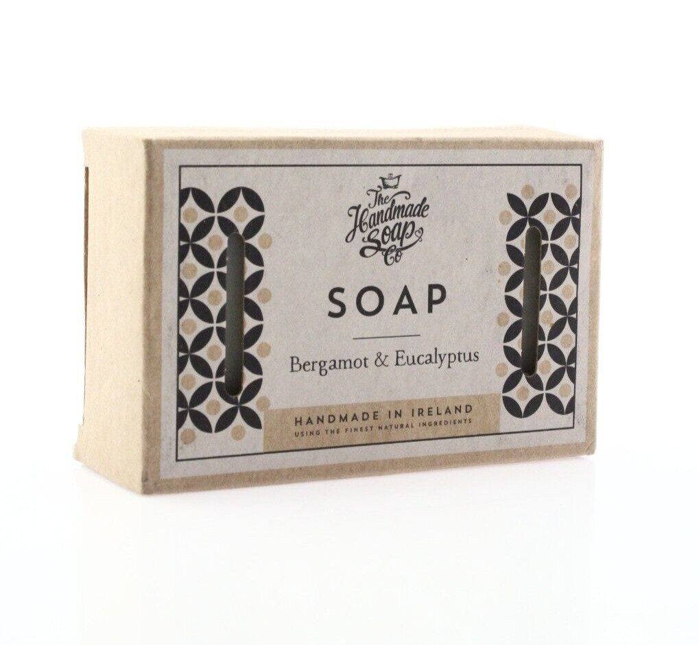 The Handmade Soap Company Bergamot & Eucalyptus Ireland Soap Bar – 140g / 4.9oz