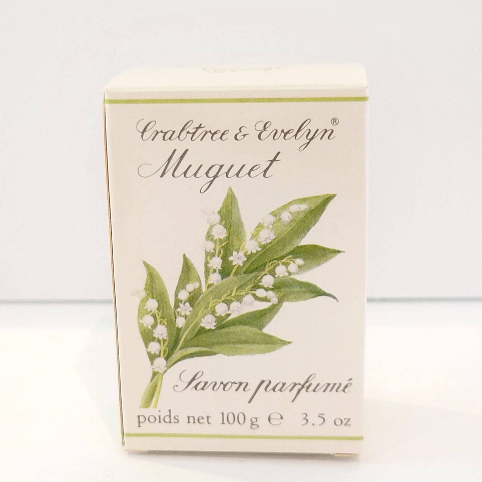 Crabtree Evelyn Vintage Bar Soap 3.5 oz Lily of the Valley w/box Switzerland 90s