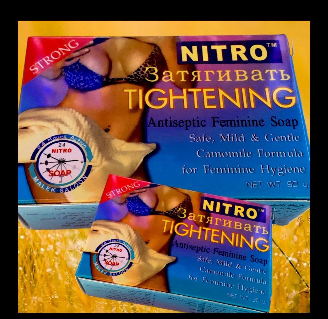 NITRO Tightening Antiseptic Feminine Soap Chamomile Formula Daily Odor Hygiene