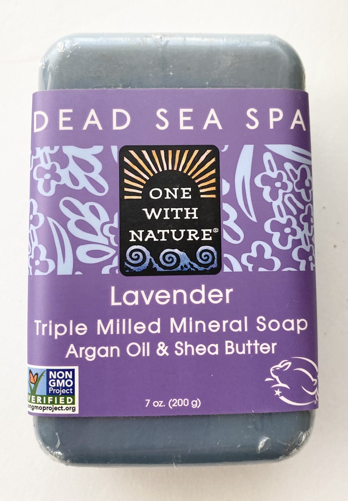 Made in Jordan, One With Nature, Dead Sea Spa, Triple Milled MIneral Bar Soap
