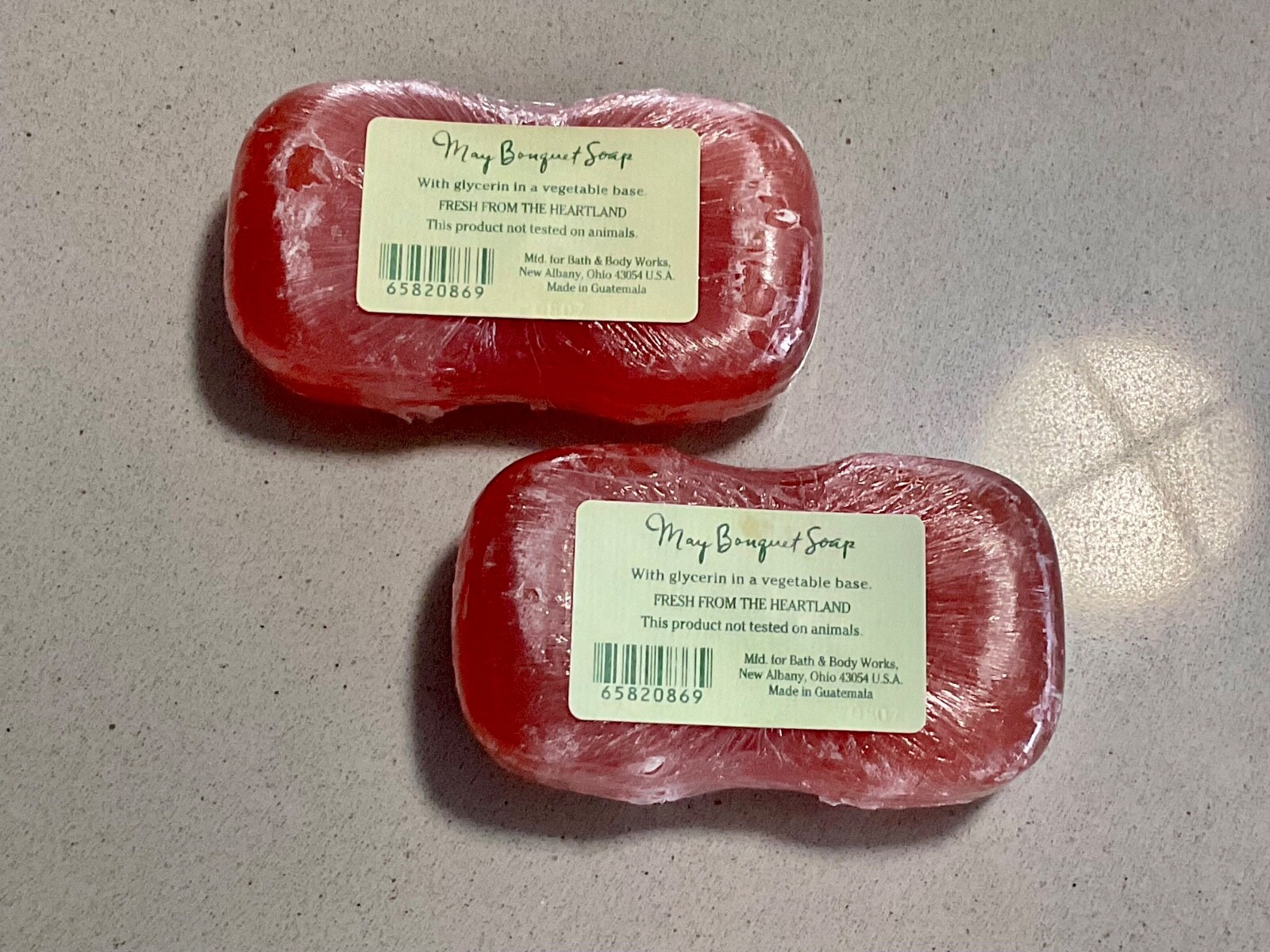 BATH AND BODY WORKS MAY BOUQUET GEL SOAP BARS X2 ~ RARE ~ SEALED