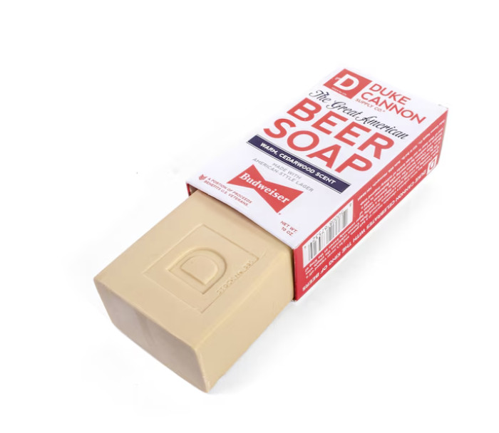 (4) Duke Cannon Supply Co. 10Oz Great American Budweiser Soap~ Warm Cedarwood
