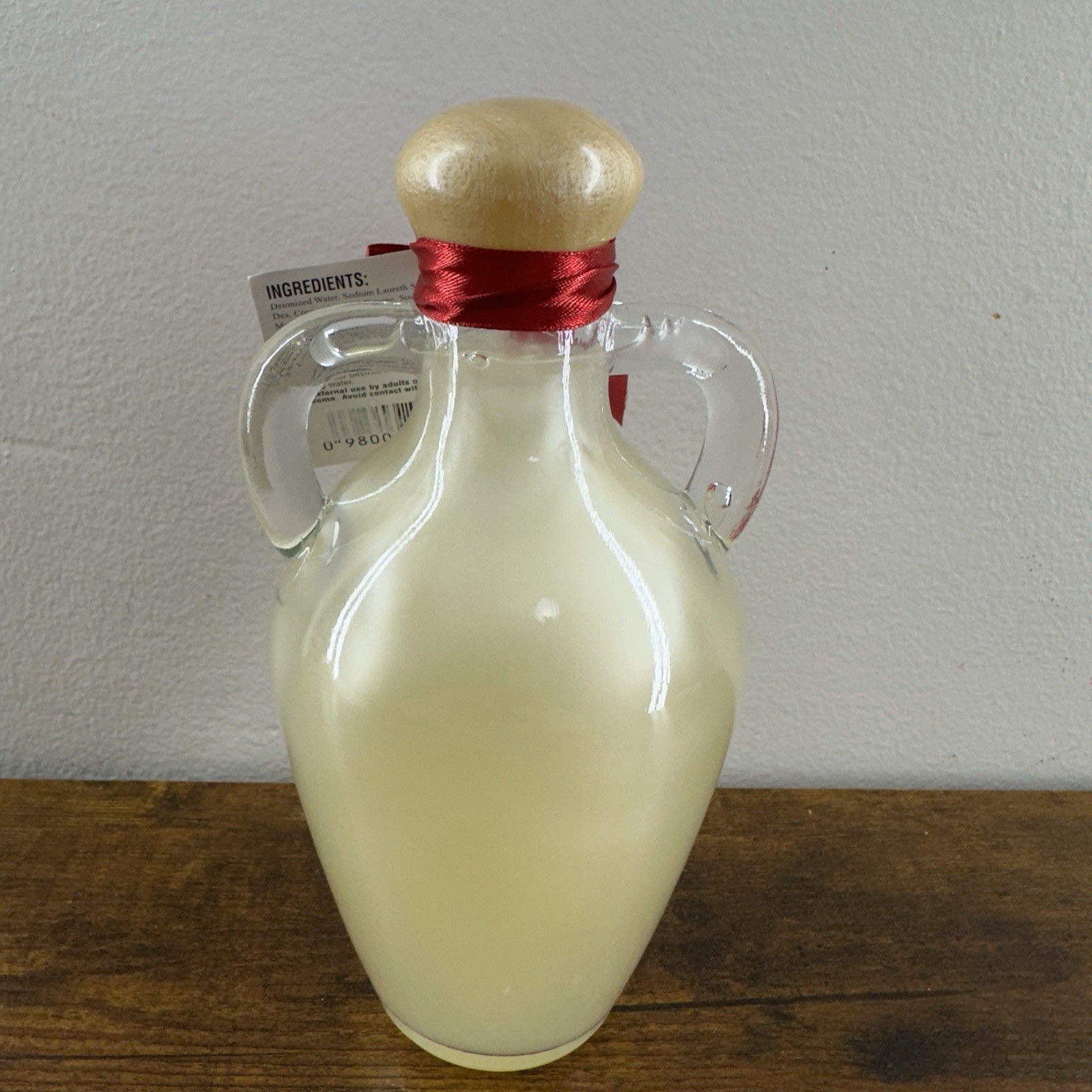 Cru de Provence White Tea Ginger Bath Soak 17.9 fl oz – Luxury Glass Bottle New