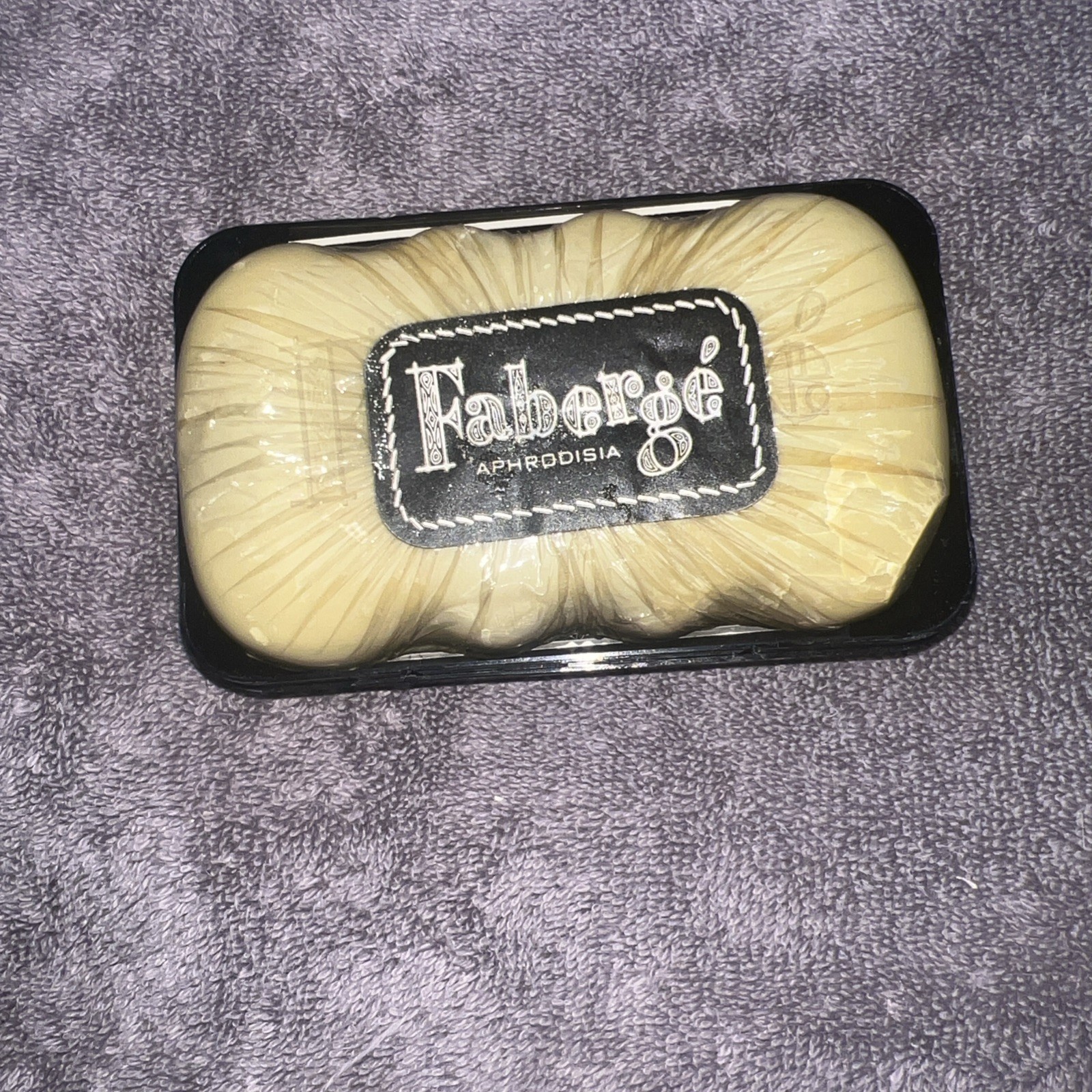 Vintage Faberge Aphrodisia Soap, 1 Bar Wrapped. Unused. No Tray Top.