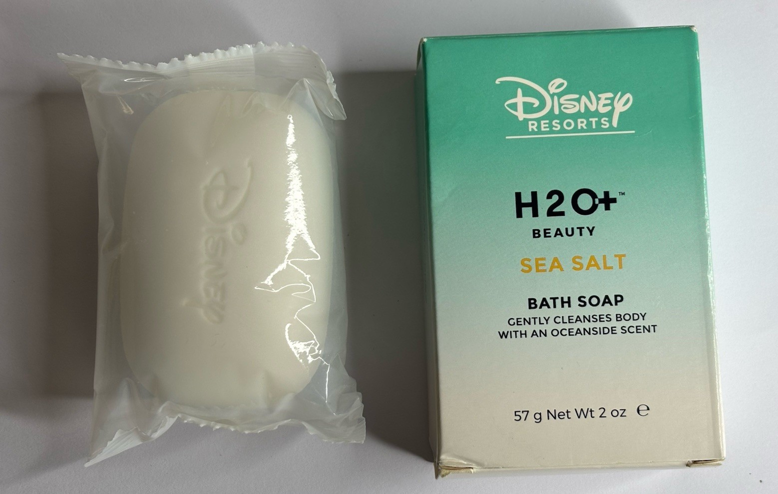 H2O+ Beauty Sea Salt Bath Soap 2 oz Lot of 2 Disney Resorts Travel Size New
