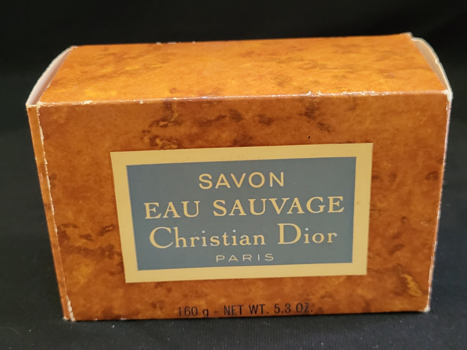 CHRISTIAN DIOR EAU SAUVAGE 160G SOAP VINTAGE IN BOX. RARE
