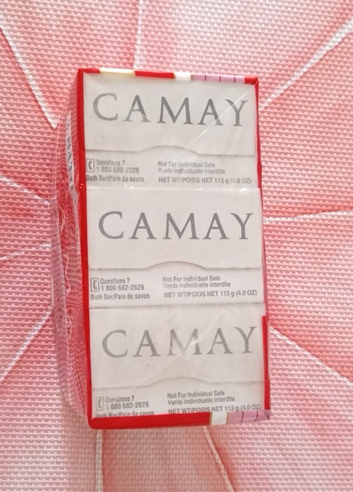 Camay Classic Pink Soap Softly Scented Beauty Bar 3 Pack Bath Bars 4 oz 90s` new