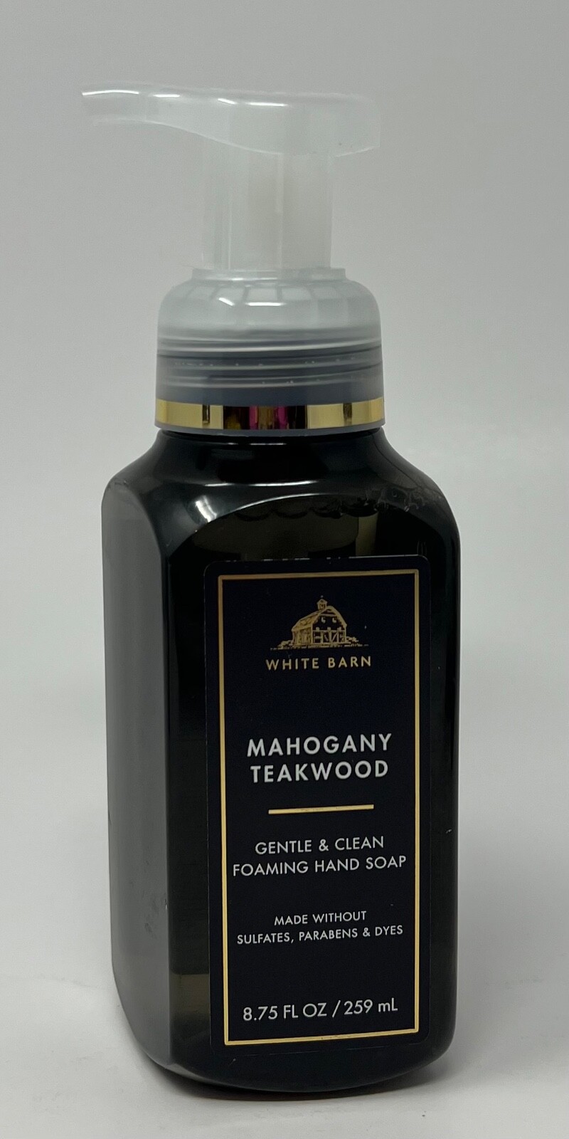 1 NEW BATH & BODY WORKS MAHOGANY TEAKWOOD GENTLE CLEAN FOAMING HAND SOAP WASH