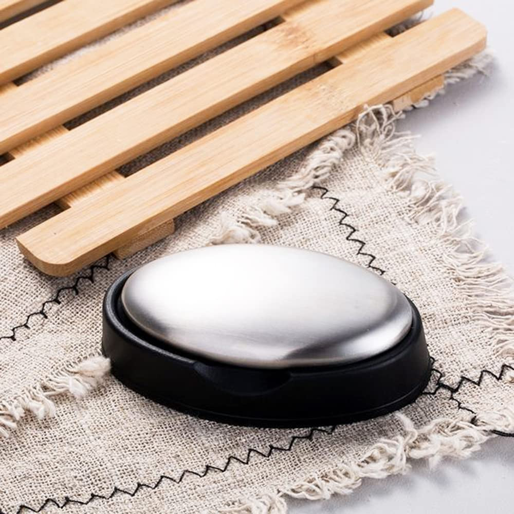 5 Packs Stainless Steel Bar Soap, Metal Soap Bar Odor Removing Bar, Remove Odor