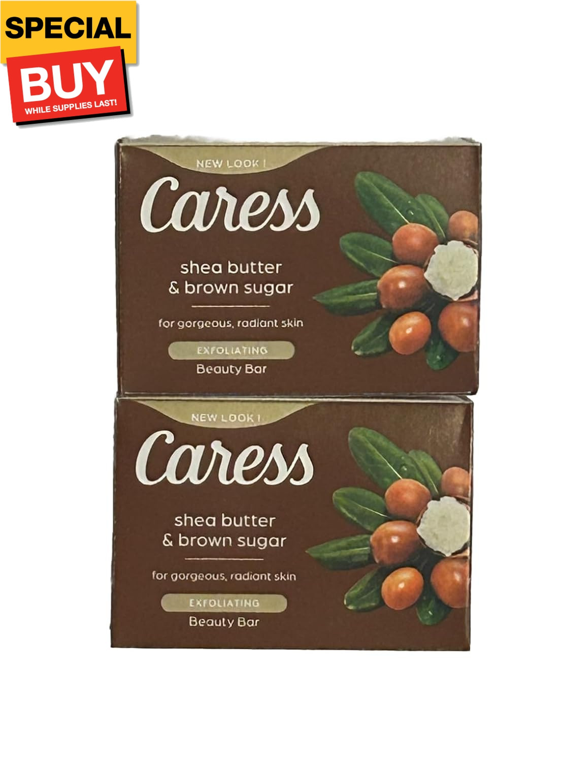 Shea Butter & Brown Sugar Bar Soap, 3.15 OZ, 2 Bars