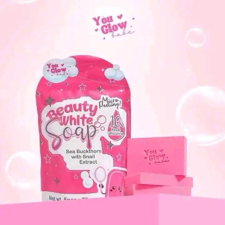 Beauty White Soap by You Glow Babe, 5 Bars x 70g
