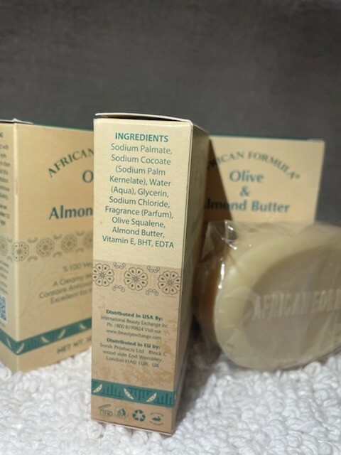 African Formula Olive & Almond Butter Cleansing Bar Soap  Antioxidants Vitamin E