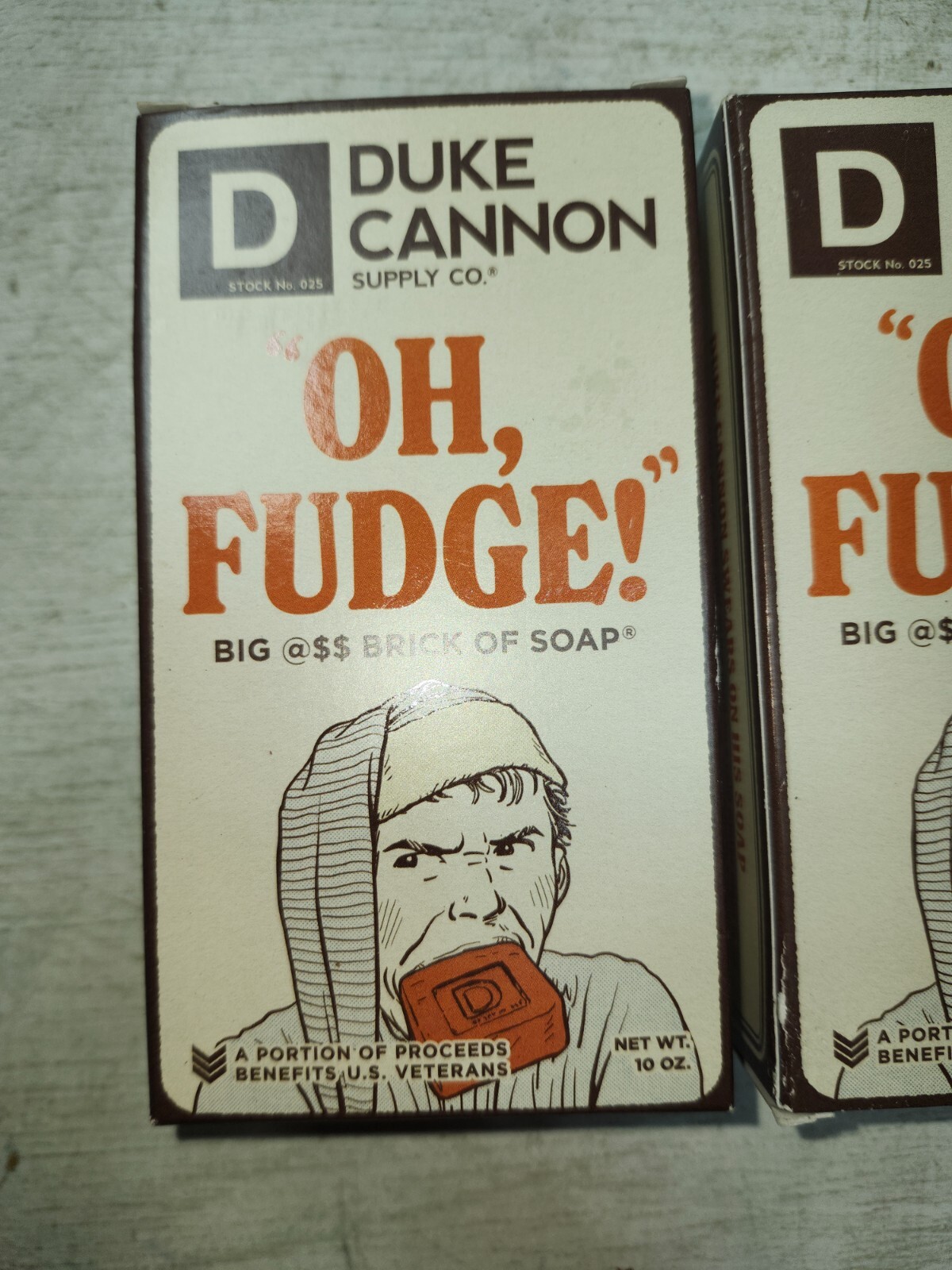 NEW DUKE CANNON “OH FUDGE” 10oz Soap Pack of 4