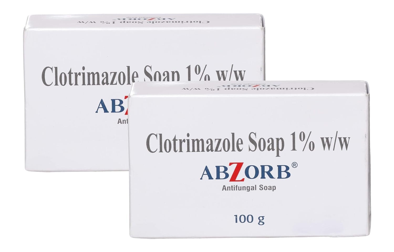 Abzorb Antifungal Absorb Soap – Effective Fungal Protection – 100g (Pack of 2)