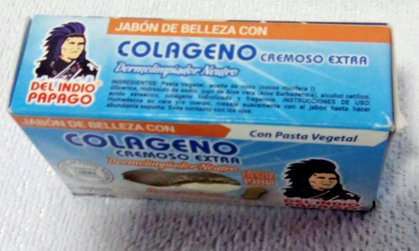 Collagen Extra Creamy Beauty Bar Soap Del Indio Papago 4.40 oz. NEW Product