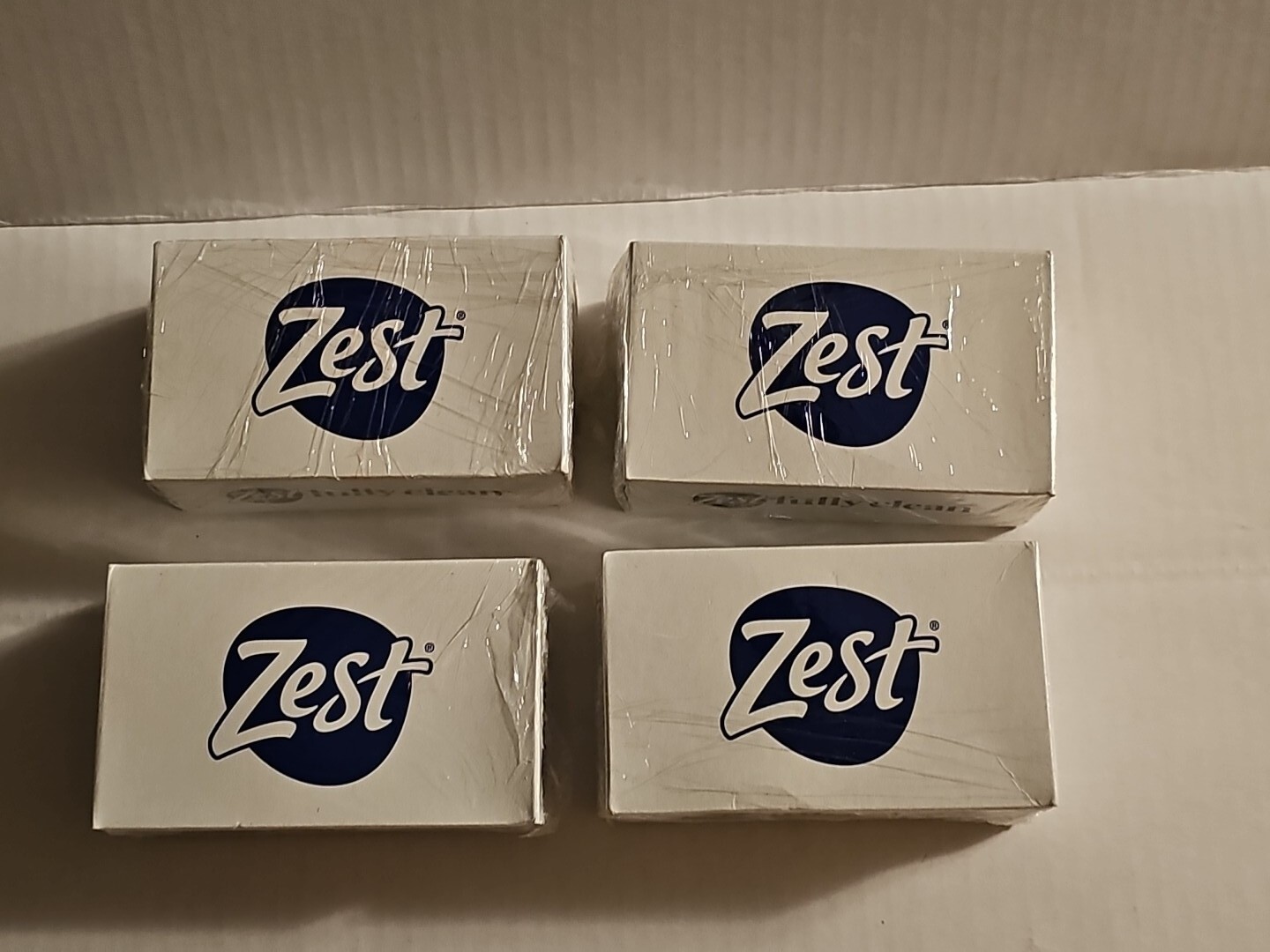 Vintage ZEST Bar Soap New Old Stock 4.12 oz Get Zestfully Clean Lot Of 4