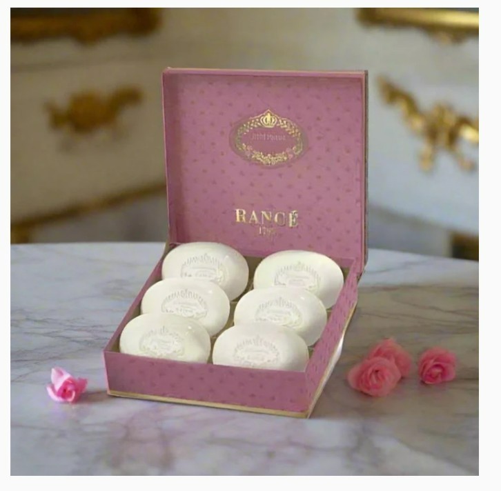Rance 1795, Josephine Coffret, Luxury Boxed Set of 6 French Perfumed Soaps, NEW