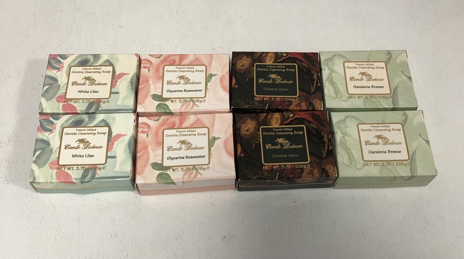 8 CAMILLE BECKMAN FRENCH MILLED GENTLE CLEANSING SOAPS