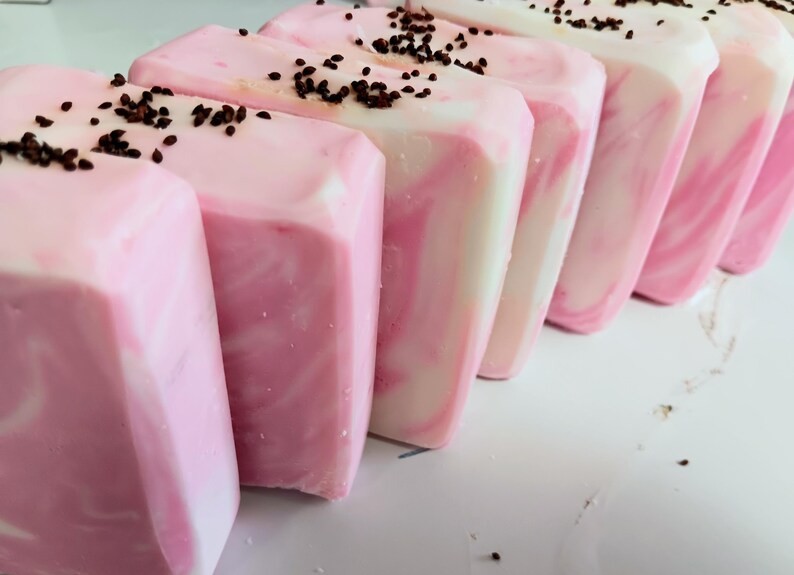 Citrus Garden Cold Process Soap | Geranium Grapefruit Spearmint Handmade Soap