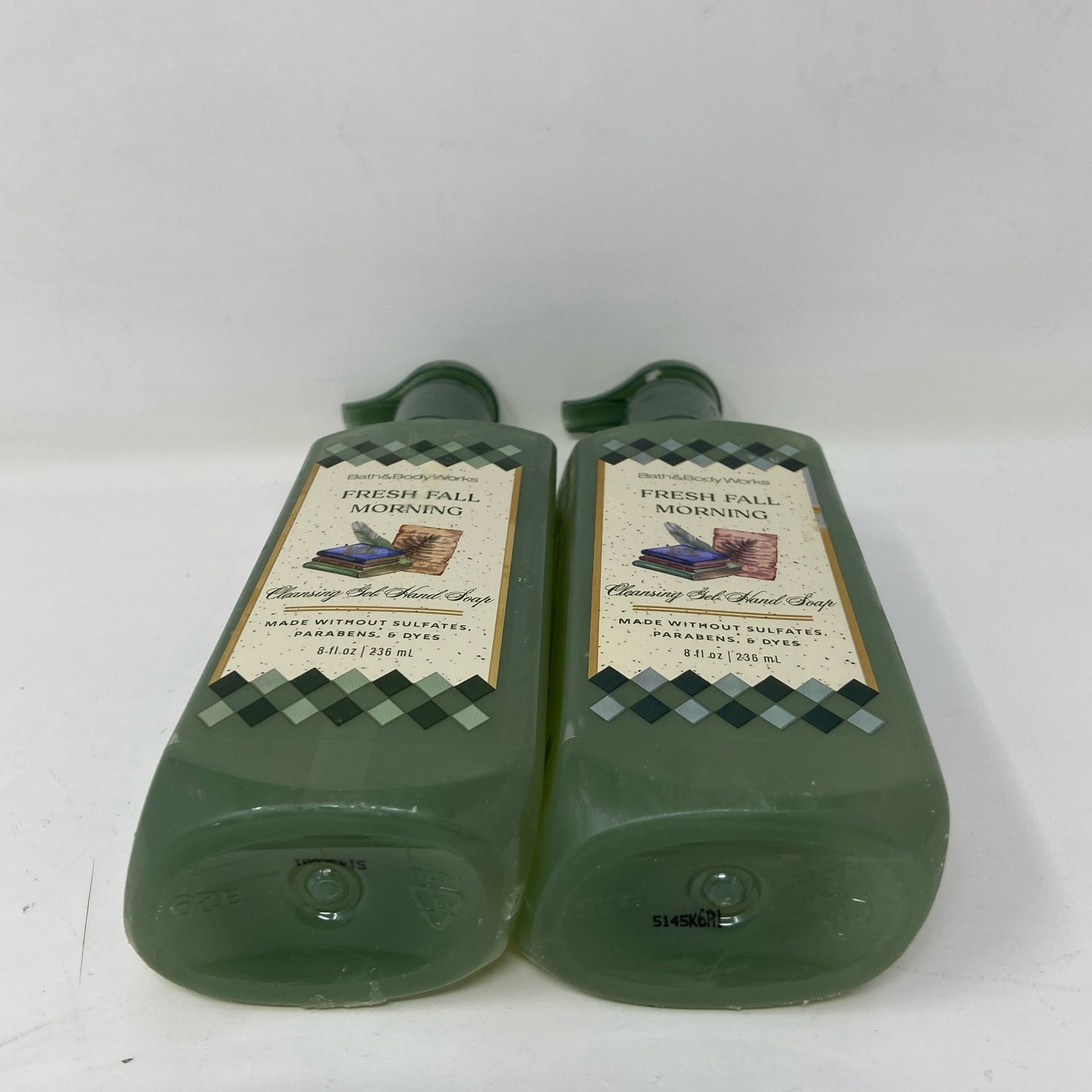 Bath & Body Works Fresh Fall Morning Gel Hand Soap Green 8oz 2-Pack