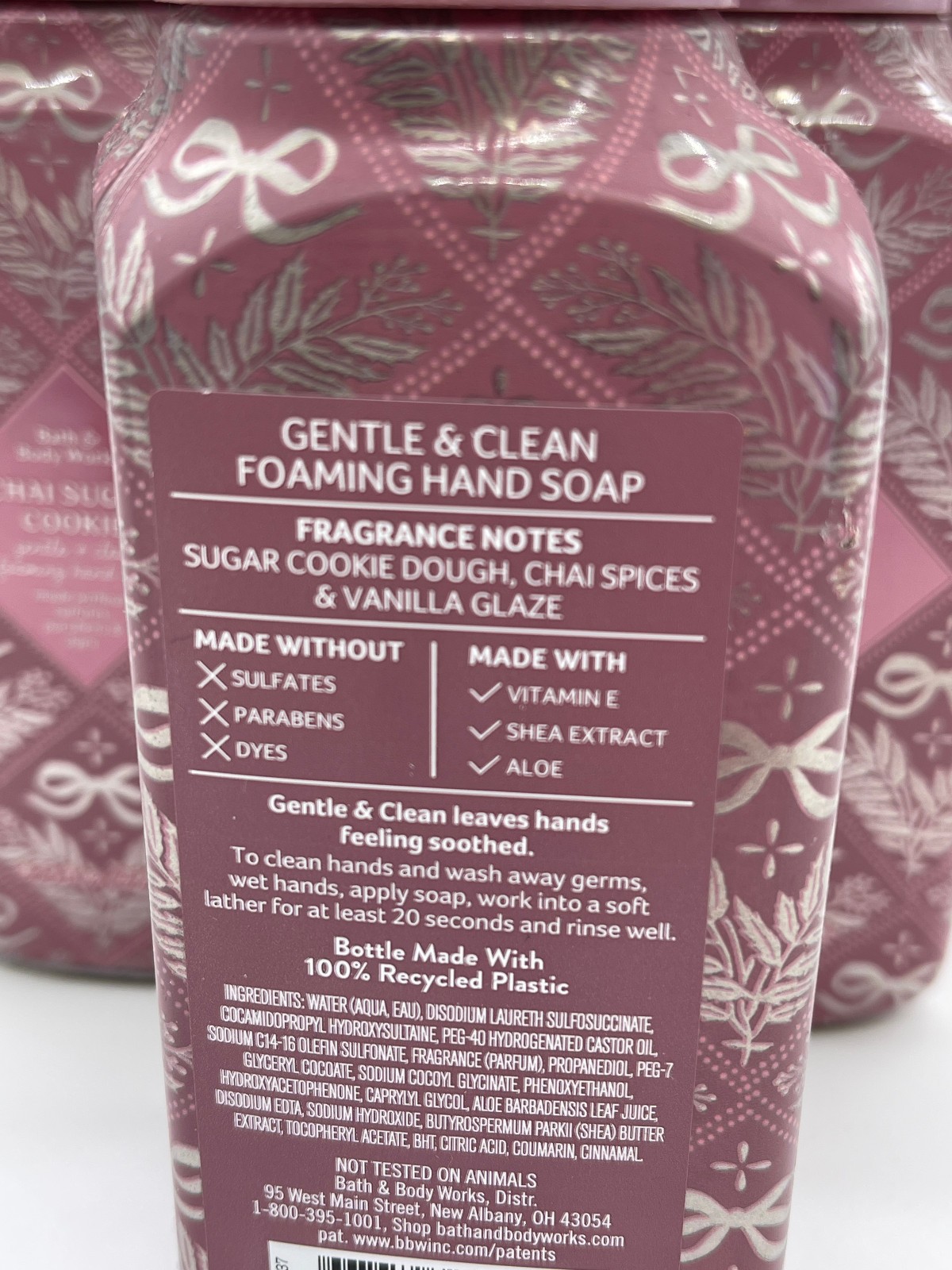 Bath & Body Works CHAI SUGAR COOKIE Foaming Hand Soap X5