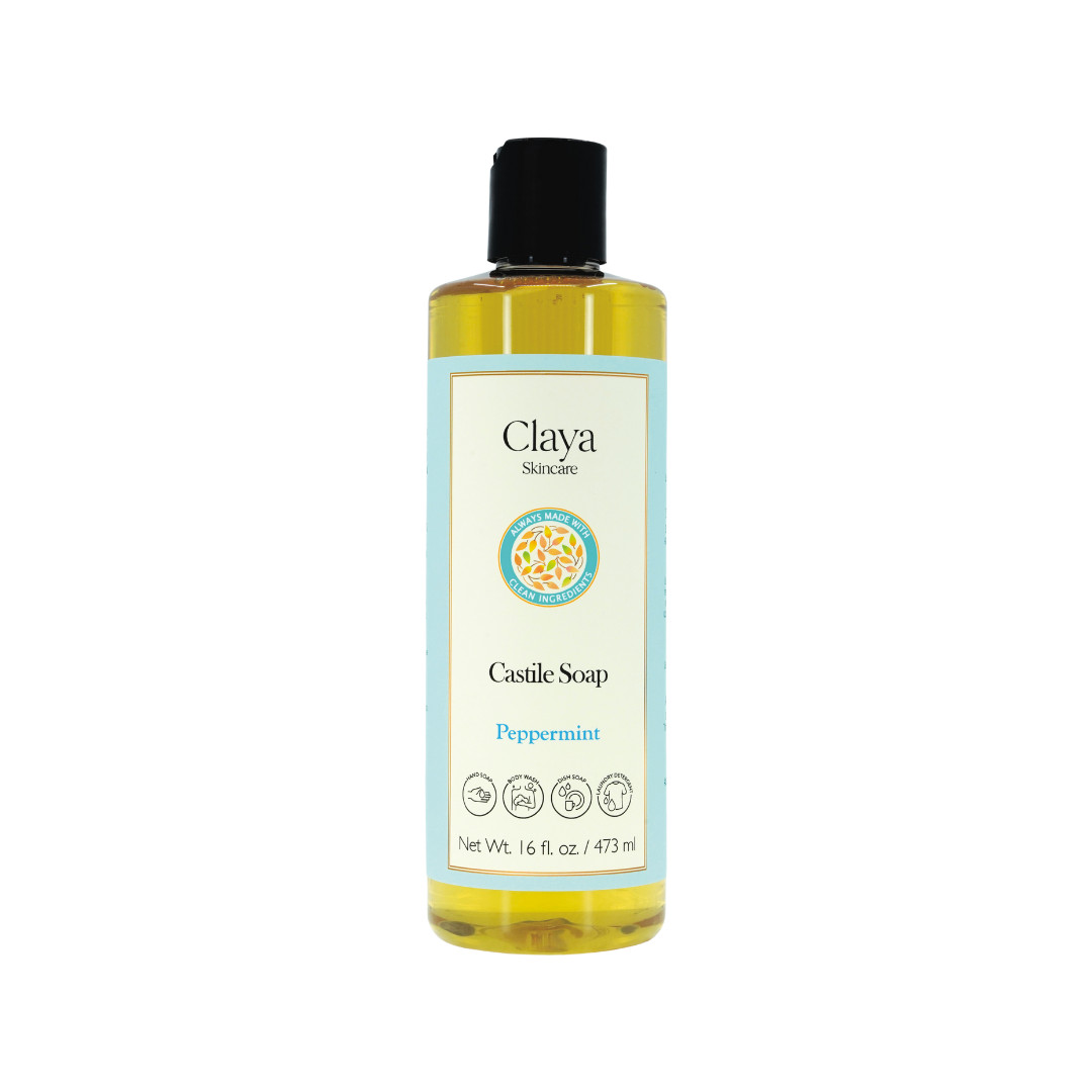 Liquid Castile Soap (Disc Cap) – Organic Ingredients, Gentle For Sensitive Skin