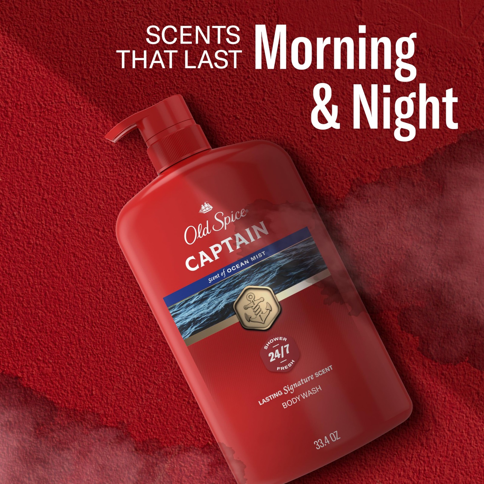 Old Spice Refreshing Body Wash for Men, 3X Defense, 33.4 Fl Oz (Pack of 1)
