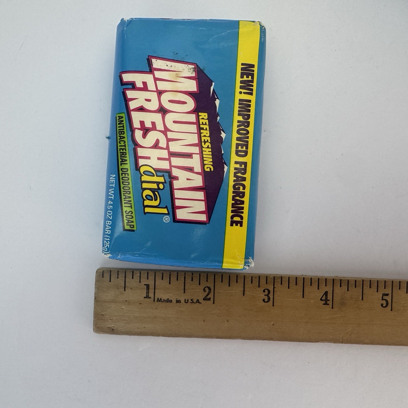 Vtg Lot of 3 Bars DIAL Mountain Fresh Deodorant Soap 4.5 Oz Each Old Stock Prop