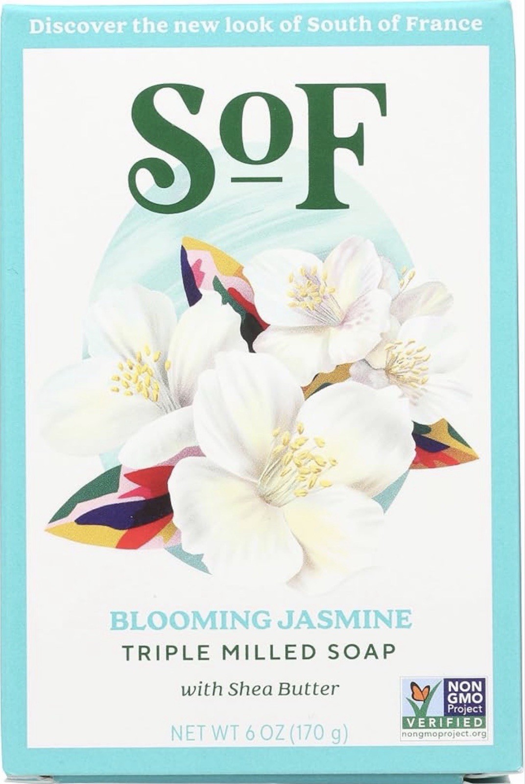 South of France Triple Milled Soap Shea Butter 6 oz Assorted Scents – 8 Pack
