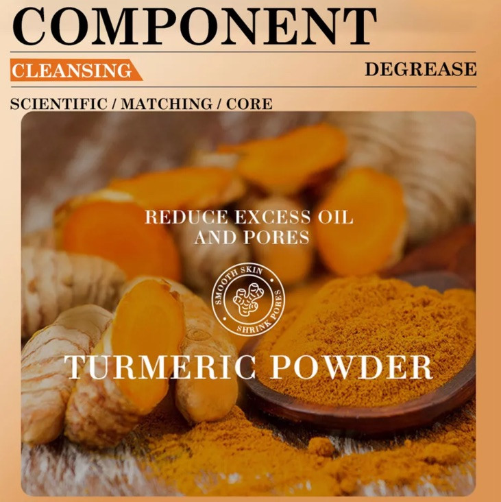 3PCS Tumeric Soap Skin Whitening Dark Spots lightening Acne Brightening Turmeric