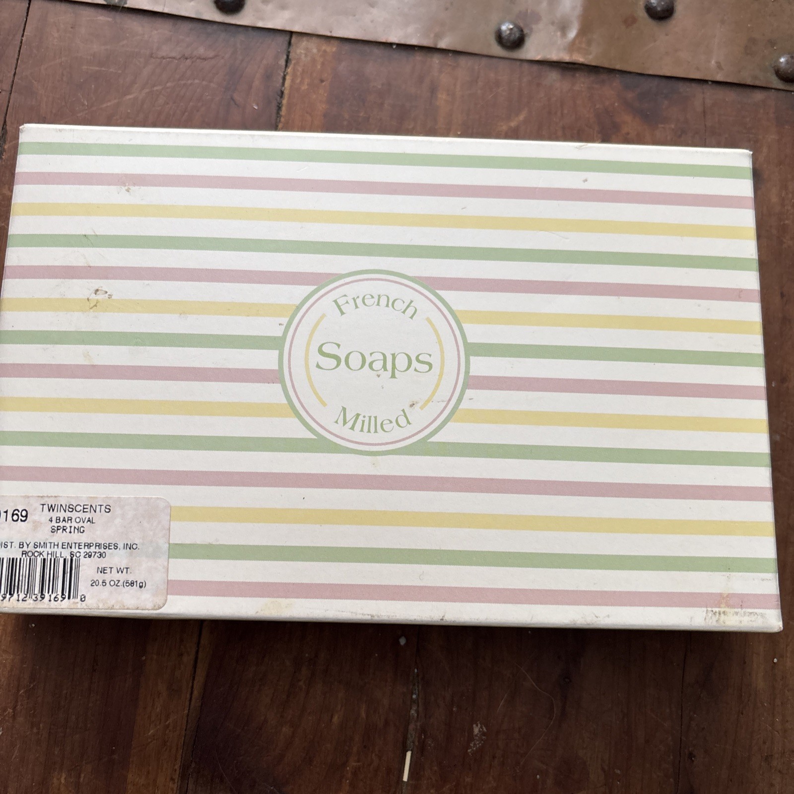 Twin Scents SpringDe-Luxe French Milled Luxury Bar Soap 4.2 oz Lot Of 4 Oval