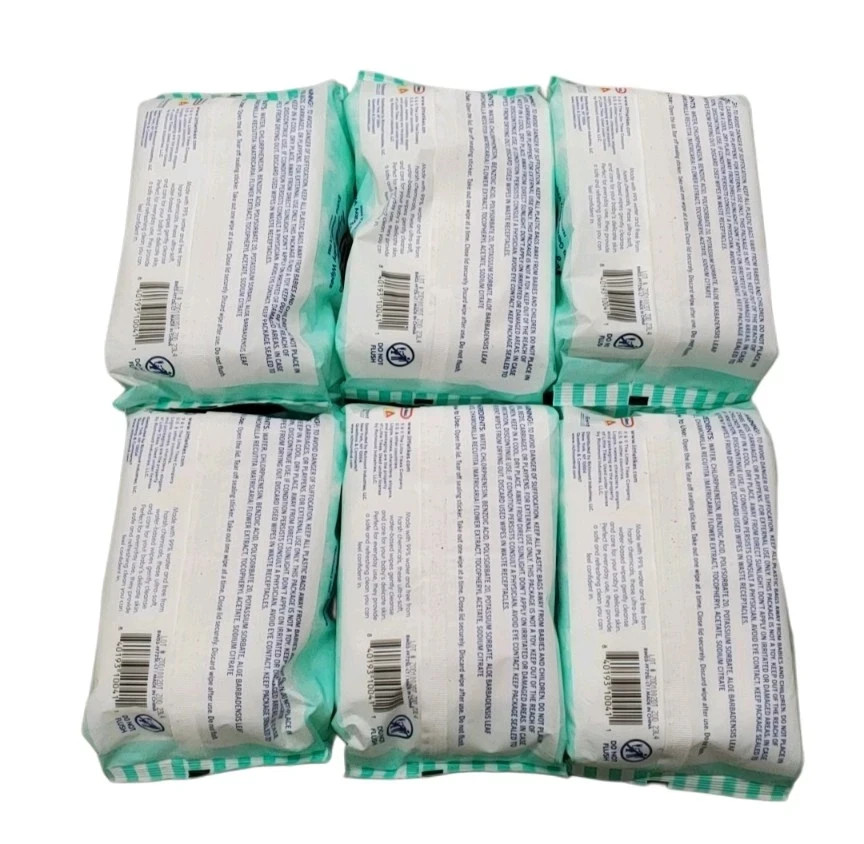 Baby Wipes Lot of 6 Pack Little Tikes Fragrance Free Soft Gentle 5.5×7.87in 72ea