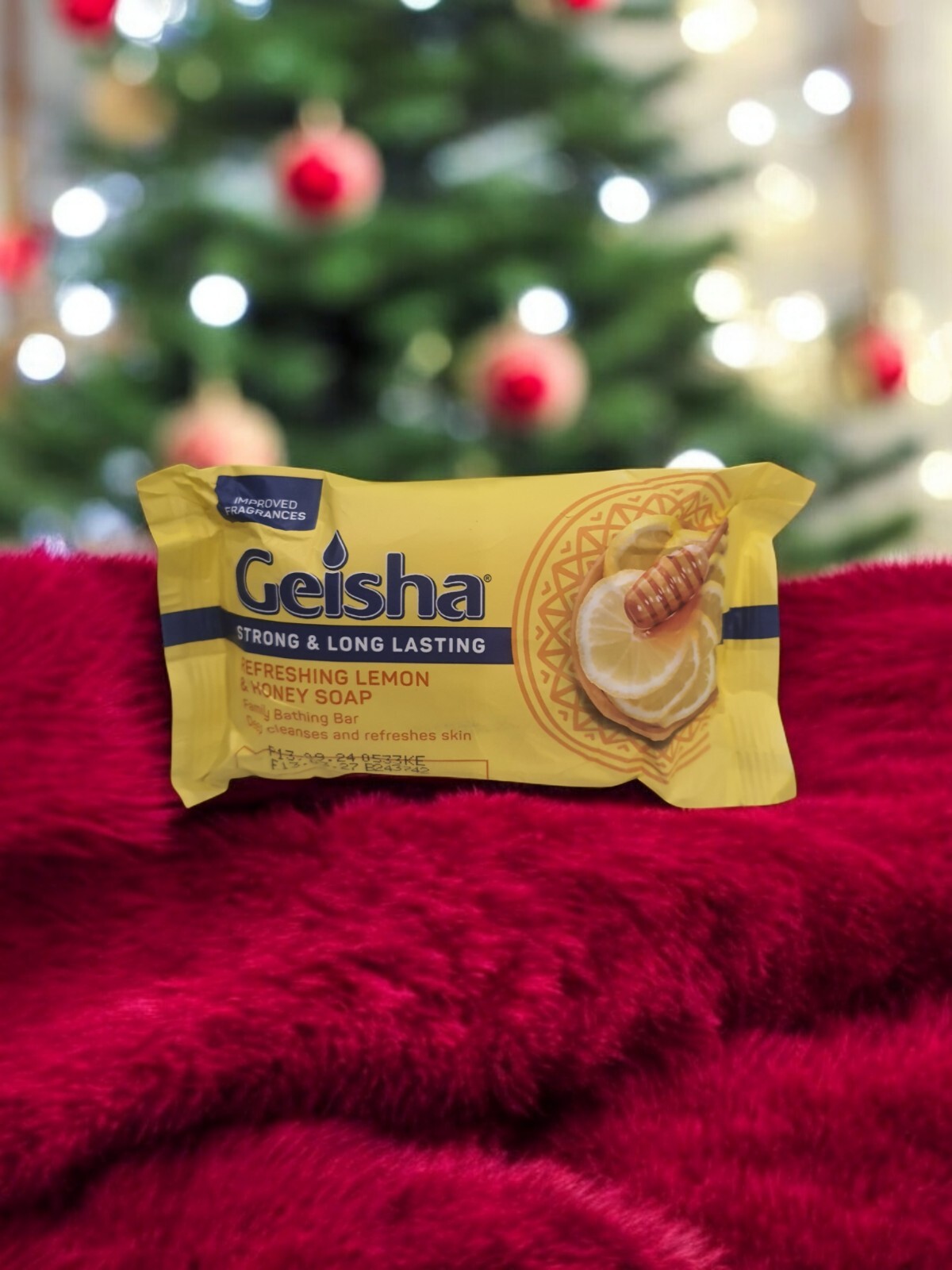 Bar Soap 200g Geisha Strong & Long Lasting Bar Soap Lemon & Honey