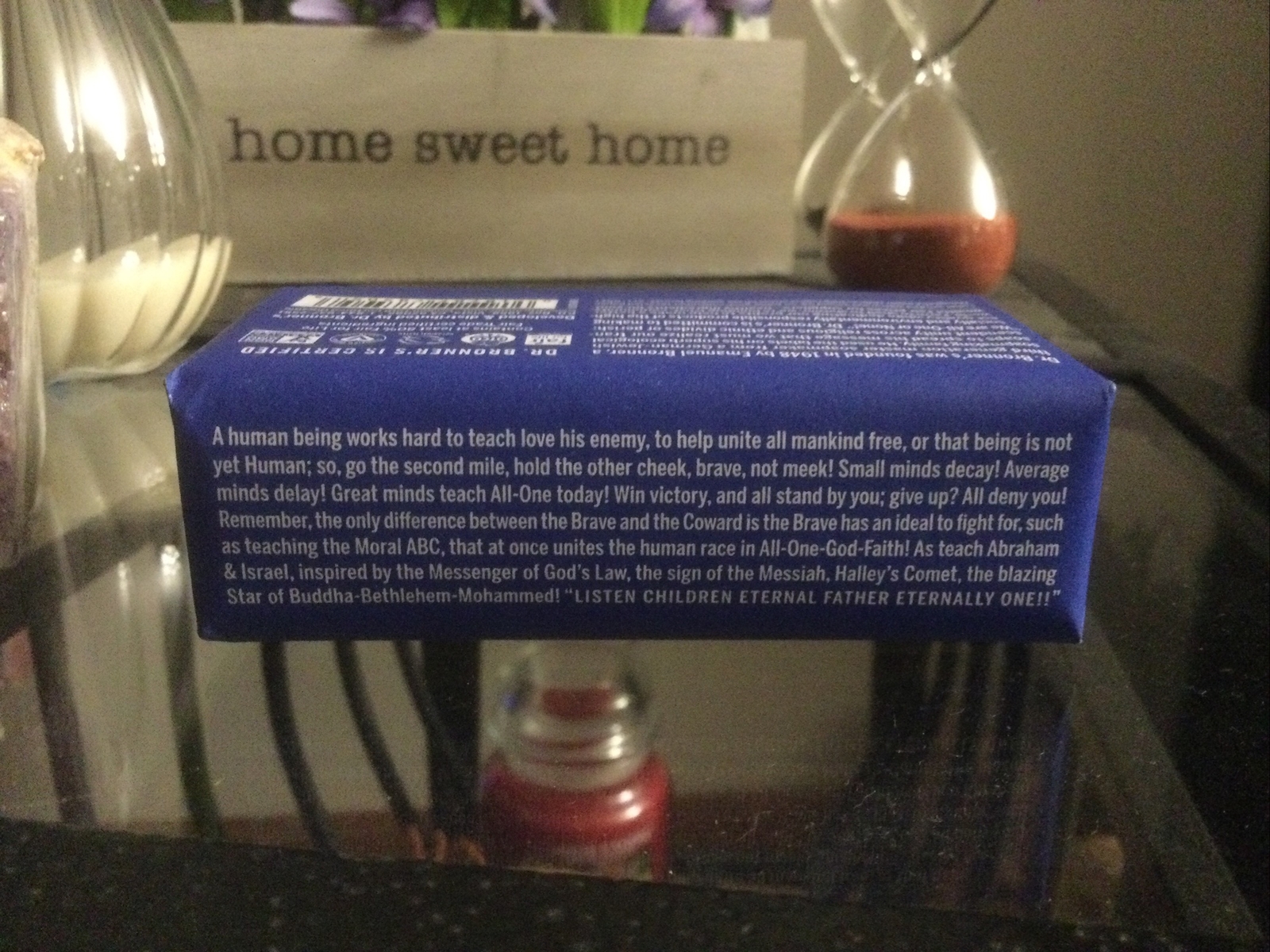 6) DR. BRONNER’S ALL-IN ONE HEMP PEPPERMINT PURE CASTLE BAR SOAP * FAMILY OWNED
