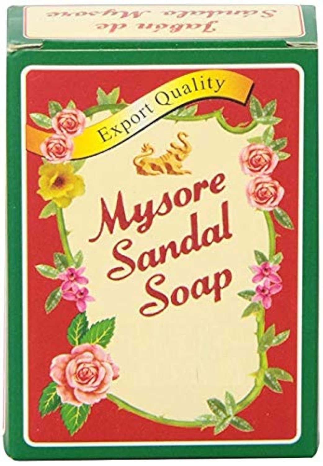Mysore Sandal Bath Soap with Sandalwood Oil Herbal Ayurveda 75g Pack of 6 Bars