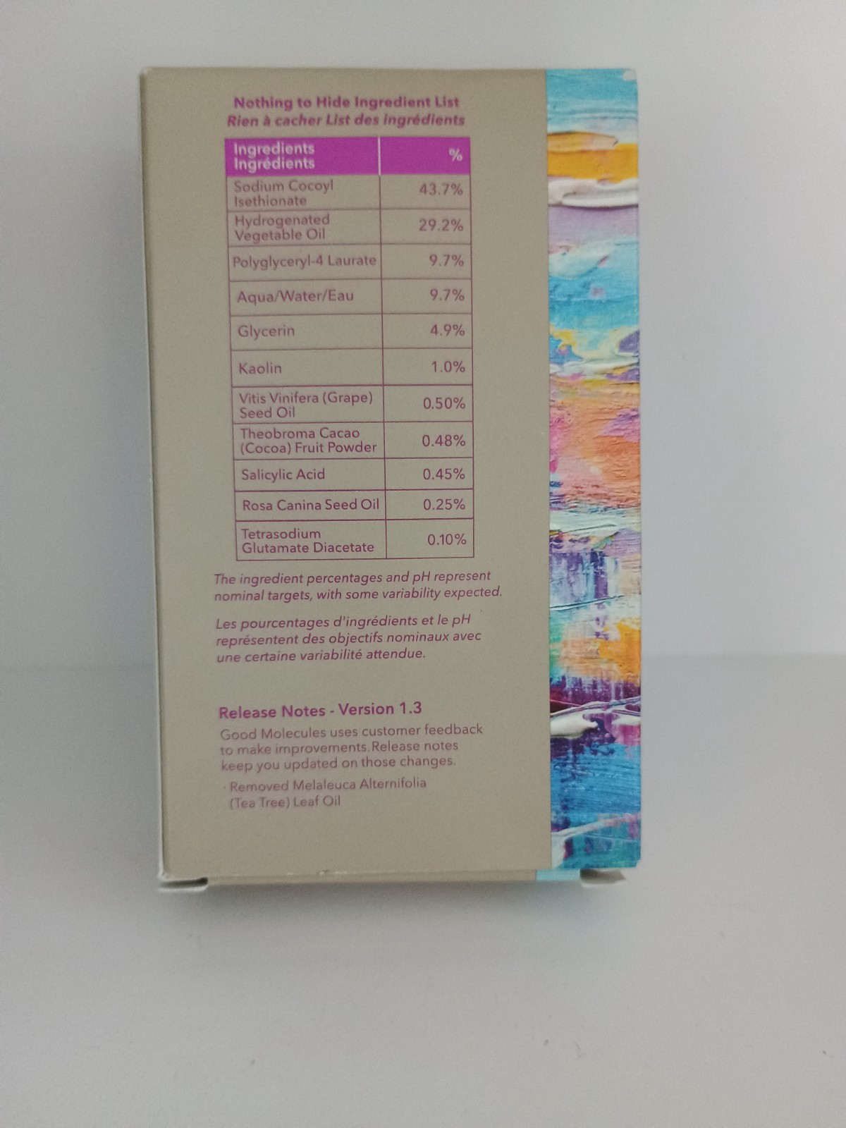 Good Molecules Clarify and Cleanse Bar – Soap-Free Bar with Salicylic Acid (1)