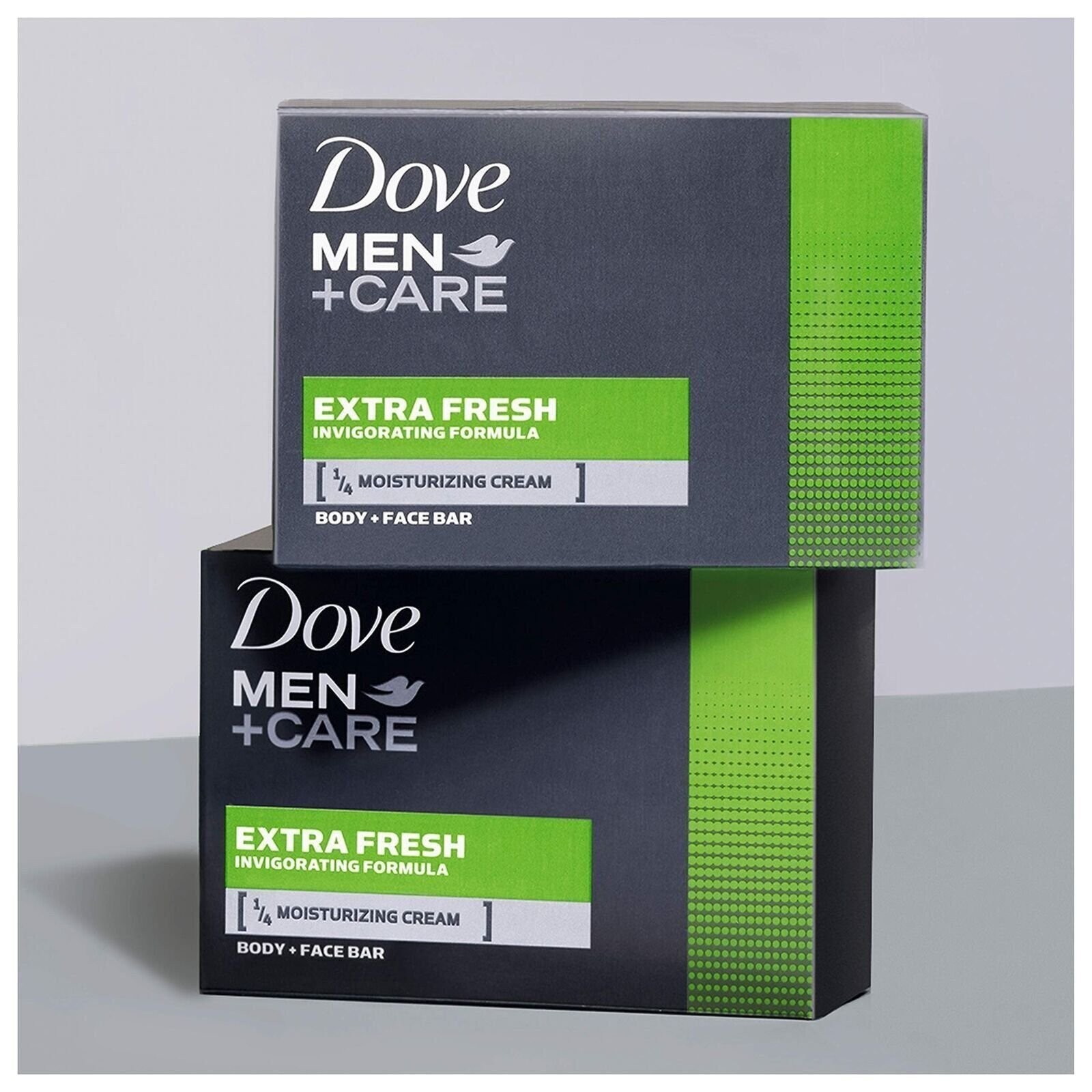 Dove men plus care extra fresh body and face bath bar – 2 ea