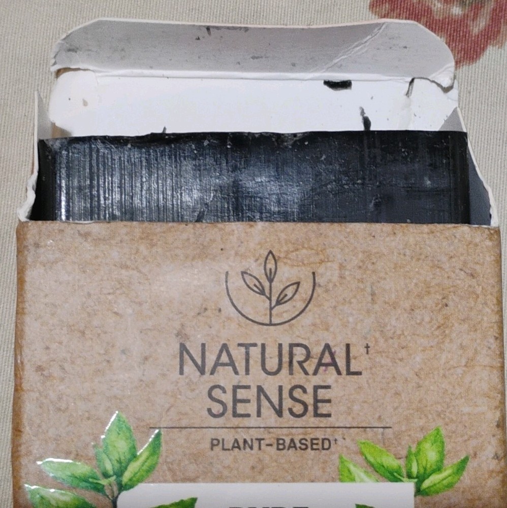Natural Sense Plant-Based Castile Soap Bar Activated Charcoal 5 oz, Sulfate-Free