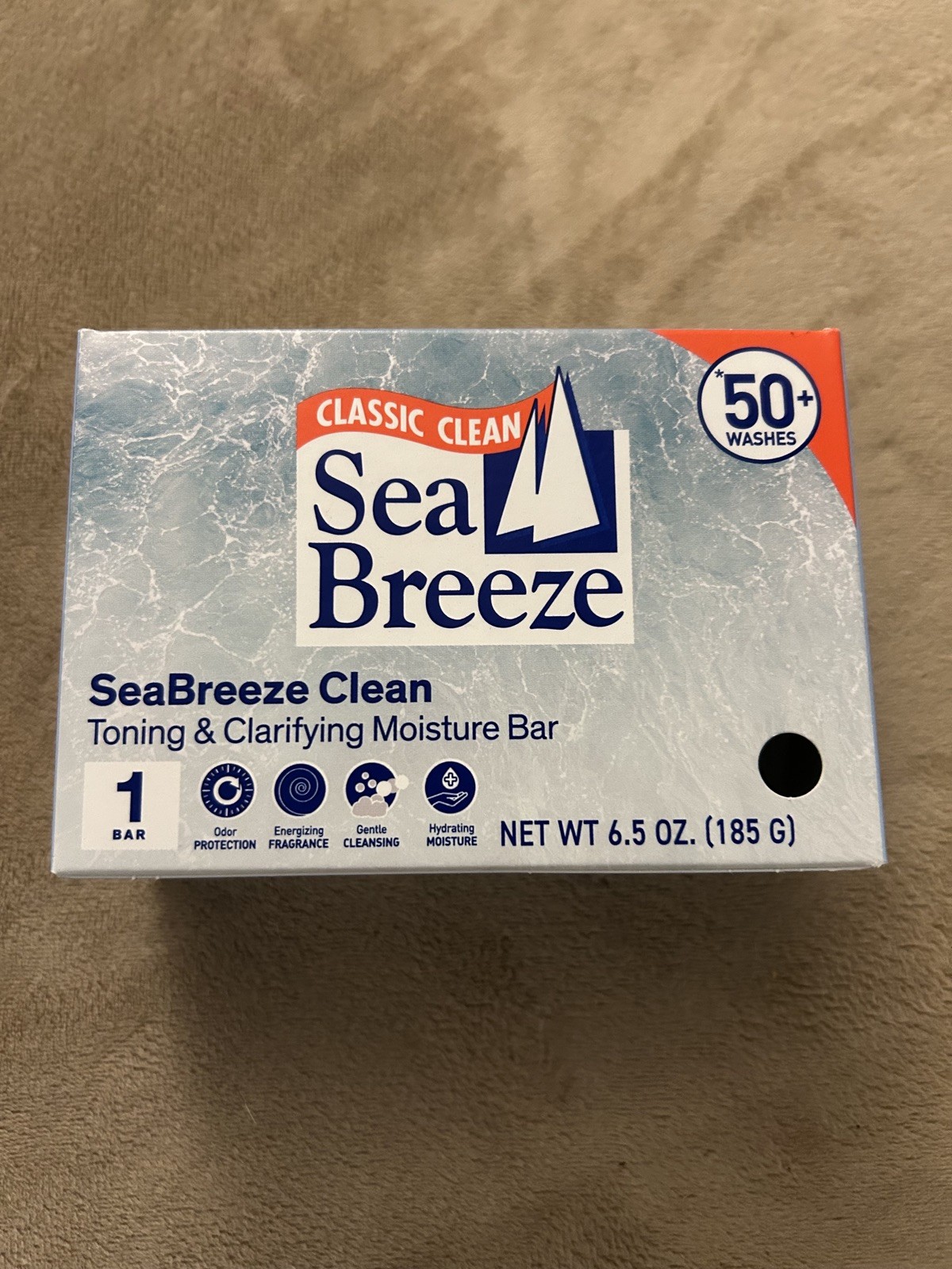 Sea Breeze Classic Clean Toning and Clarifying Moisture Bar 6.5 oz