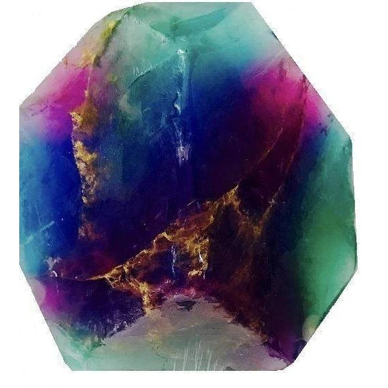 SoapRock Rainbow Fluorite by T.S. Pink *New*