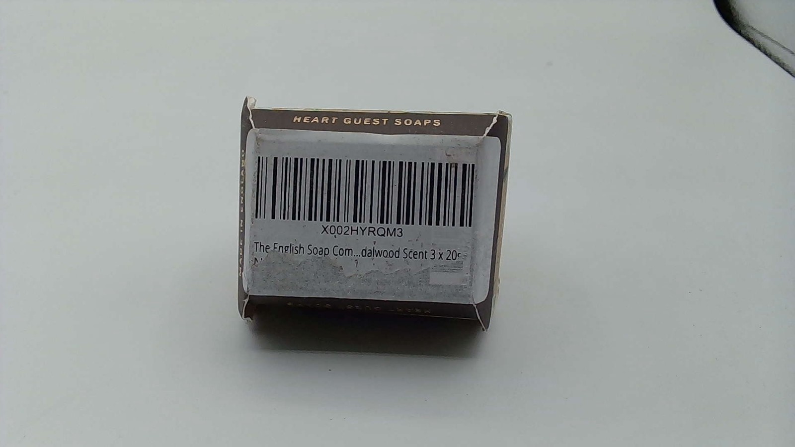 English Soap Company White Jasmine And Sandalwood Heart Guest Soaps
